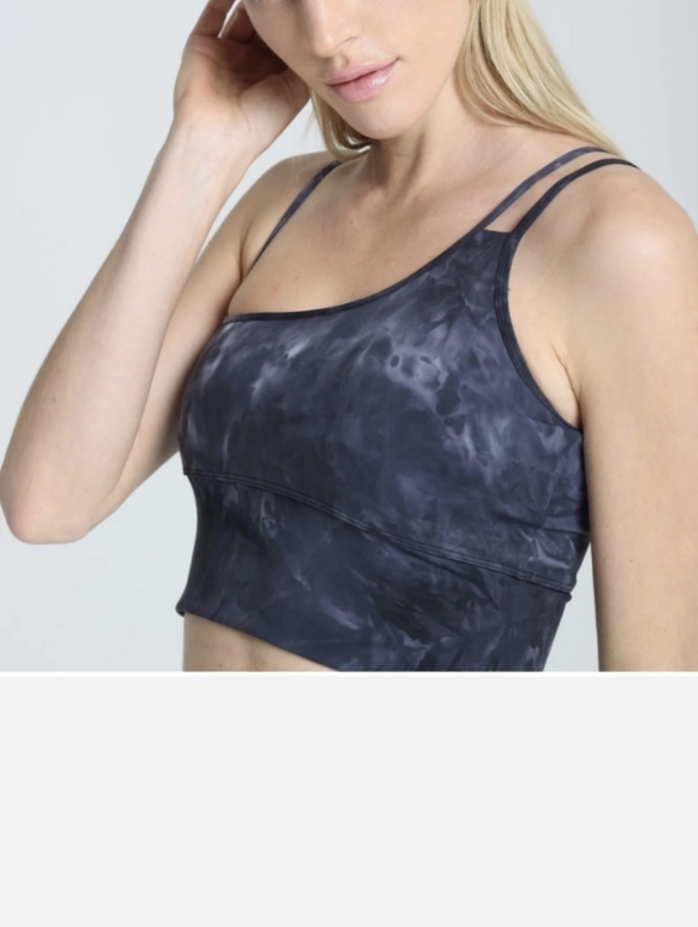 Blue Acid Tie-Dye Crop Top Size Medium Excellent Condition! Super Cute!
